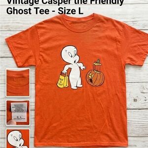 Casper 2008 “ Trick or Treat” Y2K the Friendly Ghost Halloween Tee